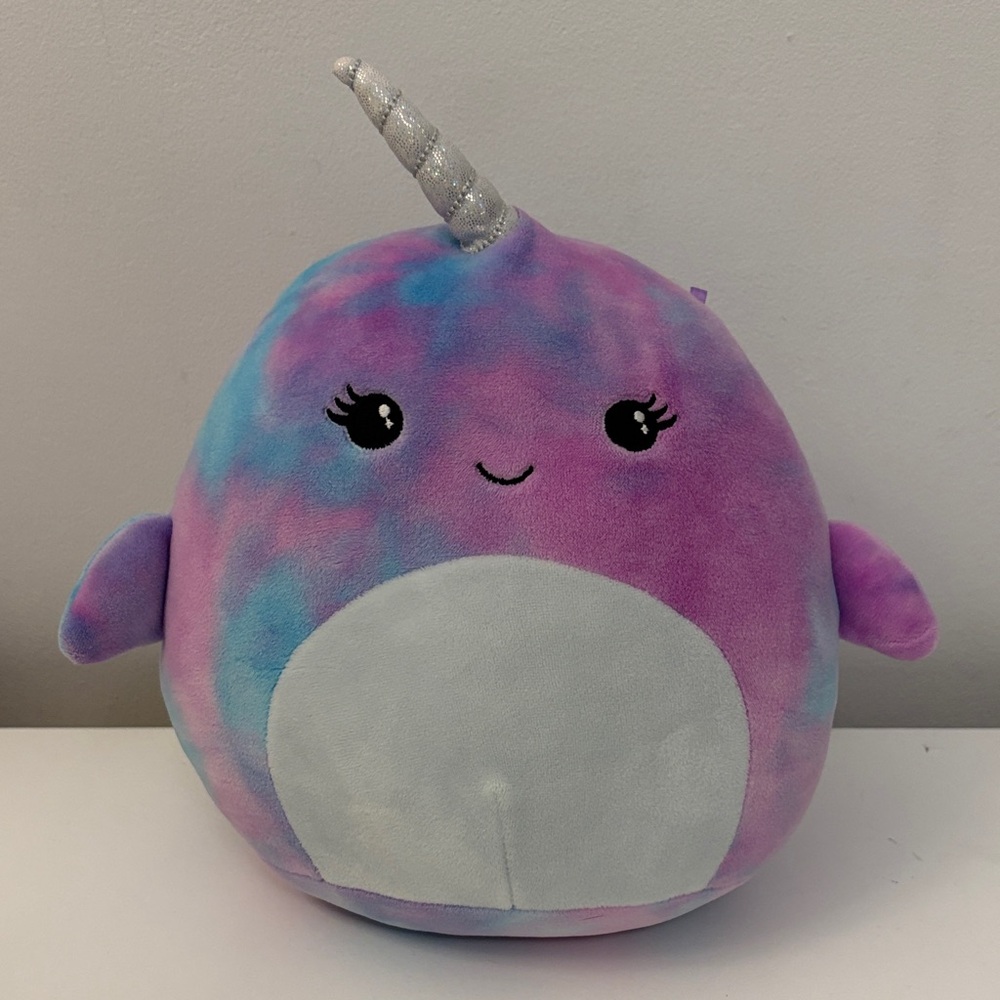Hallie the Narwhal Squishmallow Tie-Dye